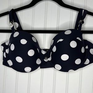 Sea Level Polka Dot Bikini Top Size 6/8